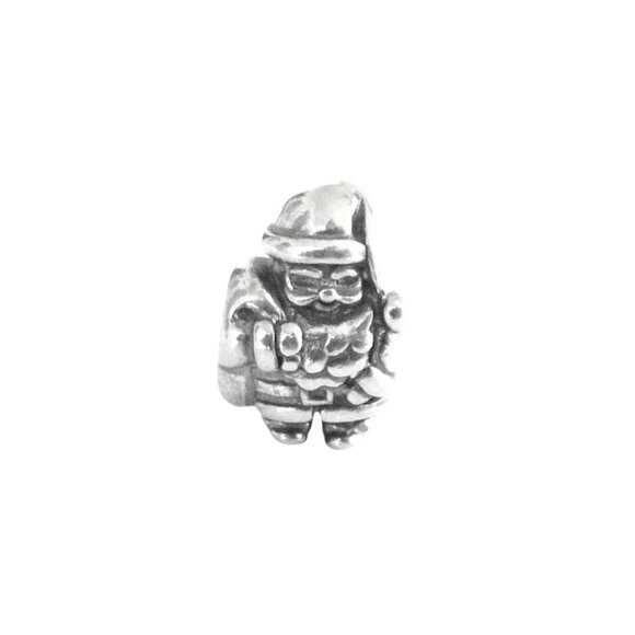 Pandora Father Christmas Santa Claus SS .925 Charm 790852 - Picture 1 of 6